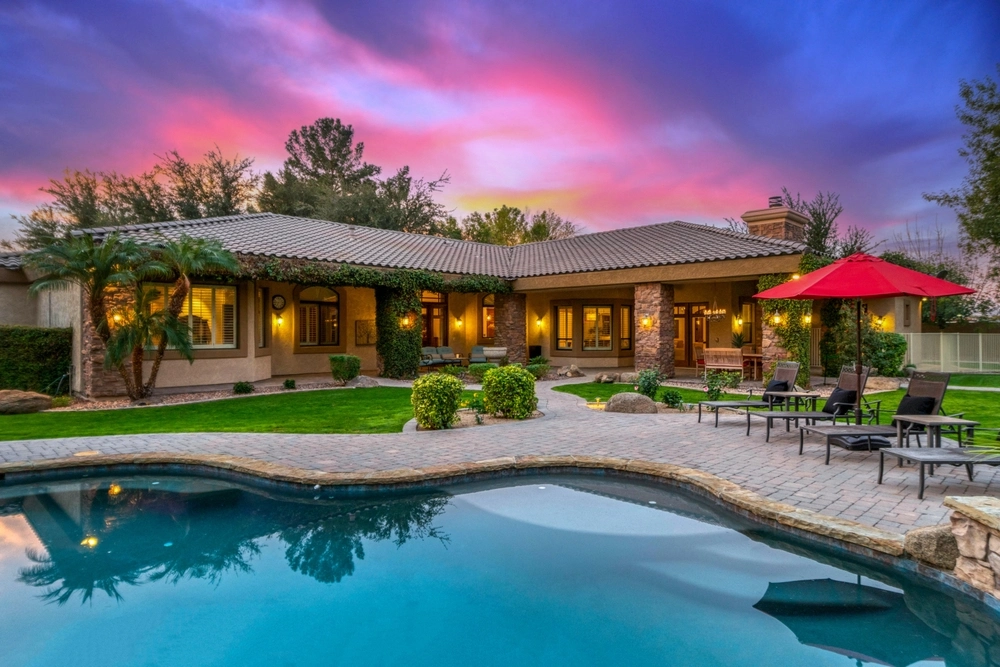 A view of House property in Queen Creek, Arizona