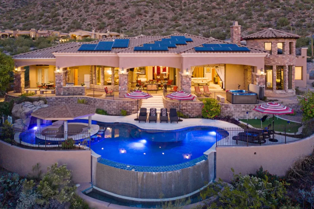A view of House property in Queen Creek, Arizona