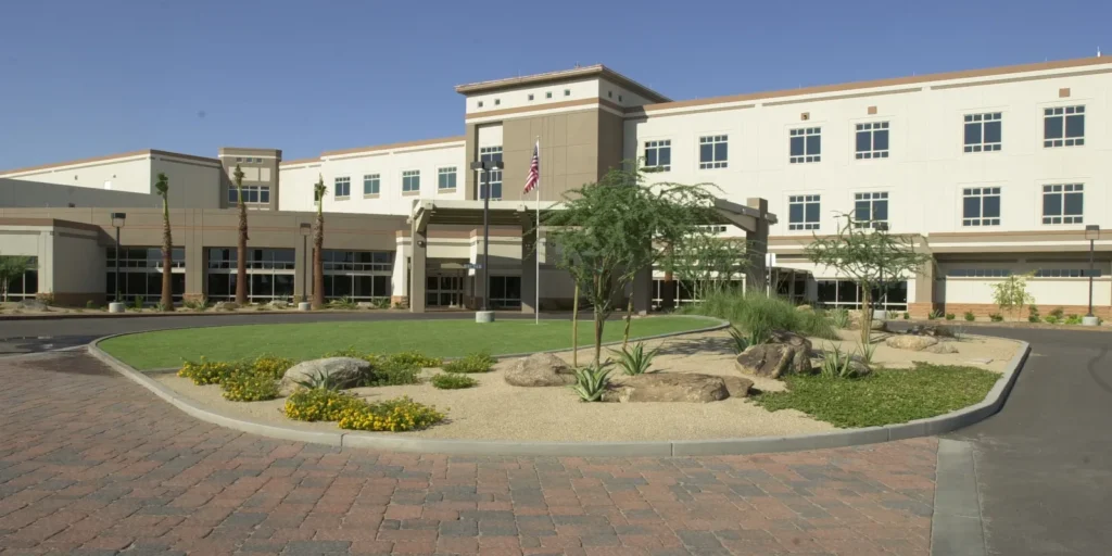 A view of a hospital property in Goodyear AZ