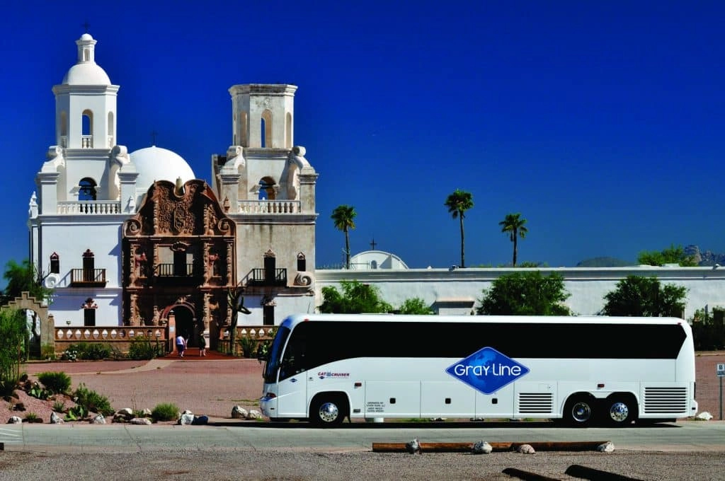 A view of a bus as transportation in Goodyear AZ